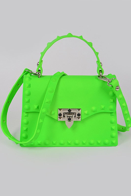 Neon discount green handbag