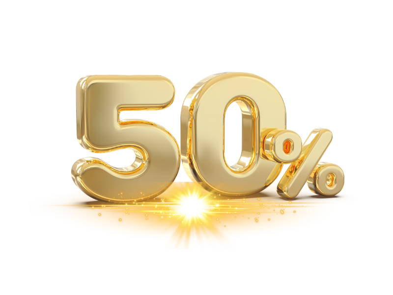 50% OFF