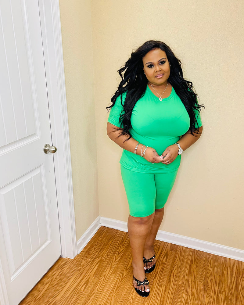 K Green LJ Short Set