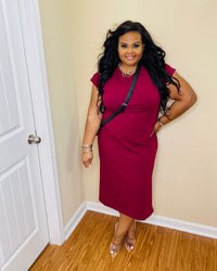 Cabernet Plus Dress