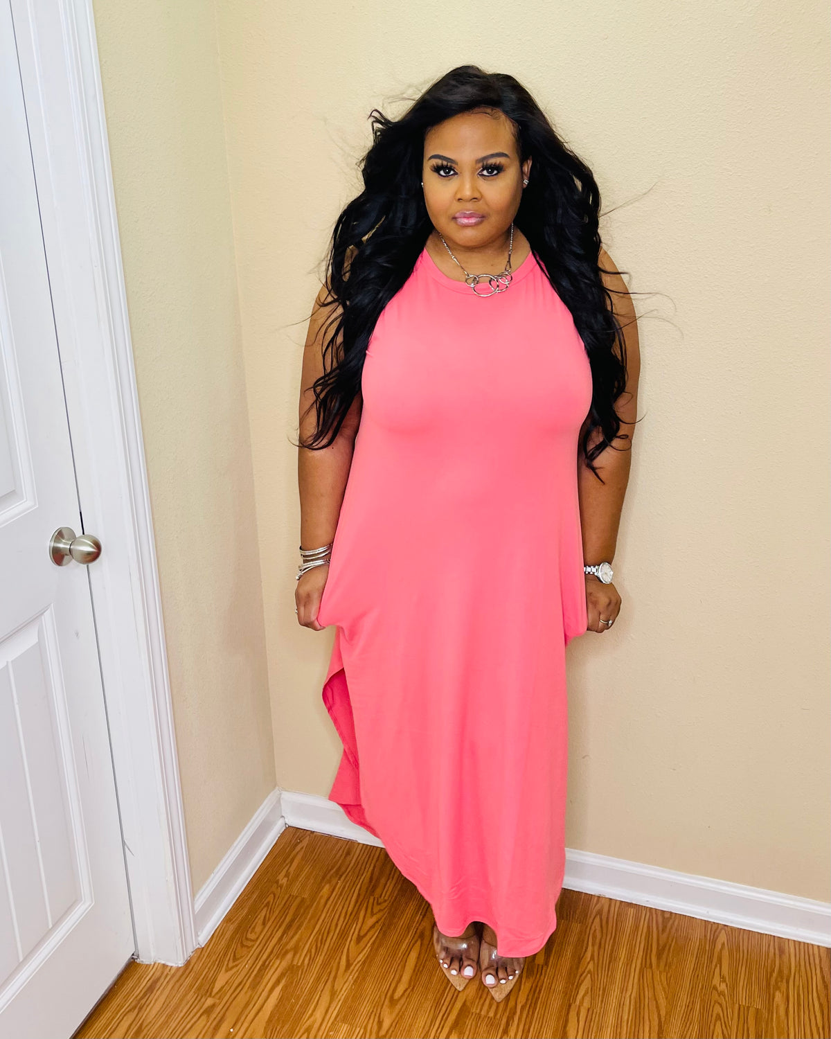 Dk. Brush Plus Dress with pockets
