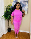 Candy Pink RN Lounge Set