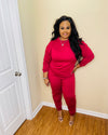 Cabernet Crewneck Jogger Set