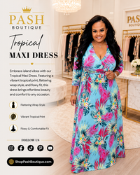 Mint  Floral Plus Maxi Dress