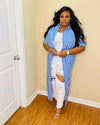 Blue/White Stripe Dress