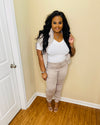Ash Mocha Crewneck Jogger Set