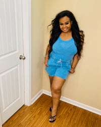 Deep Sky Acid Fleece Short Set