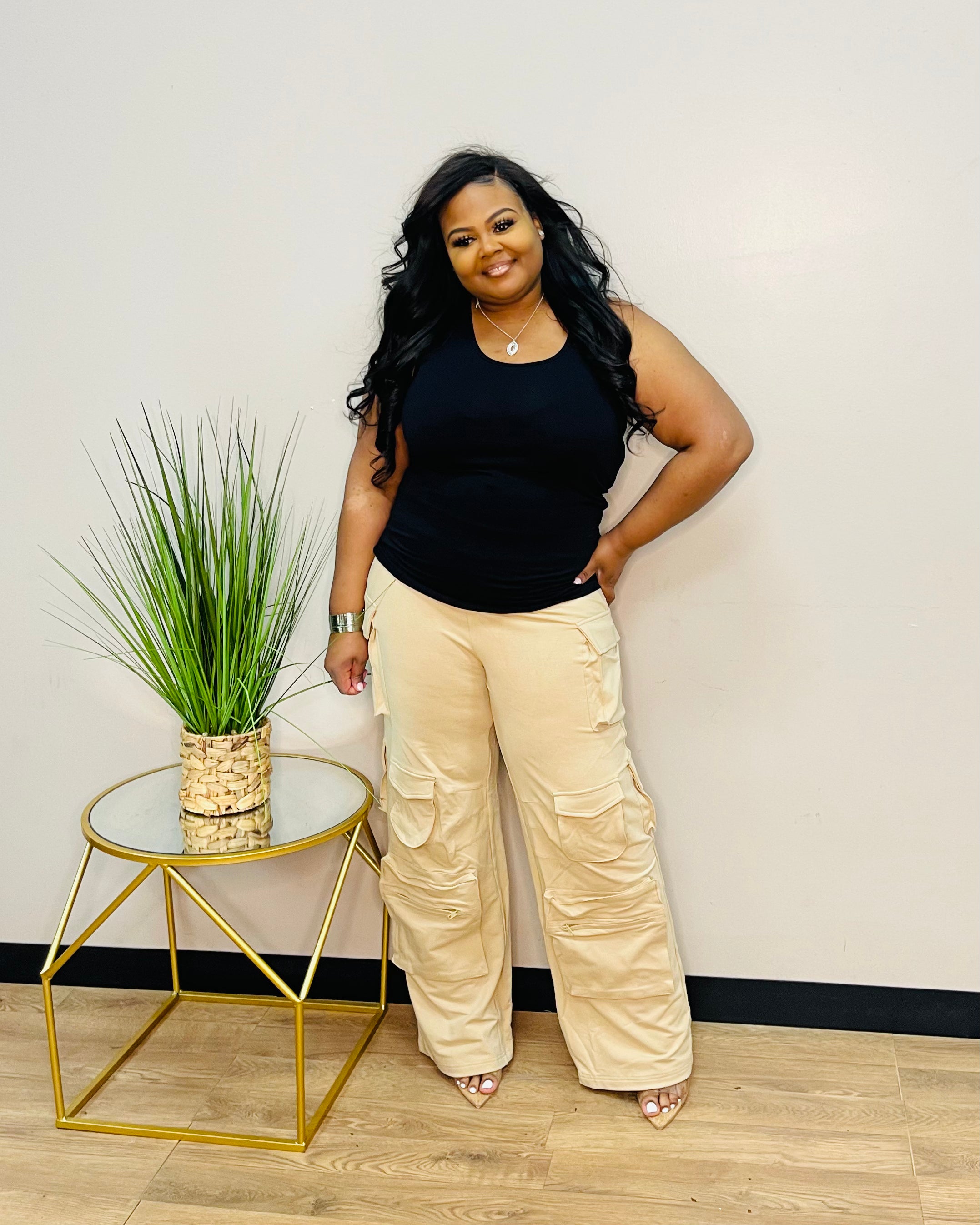 Khaki Cargo Pants