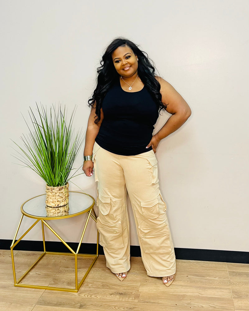 Khaki Cargo Pants