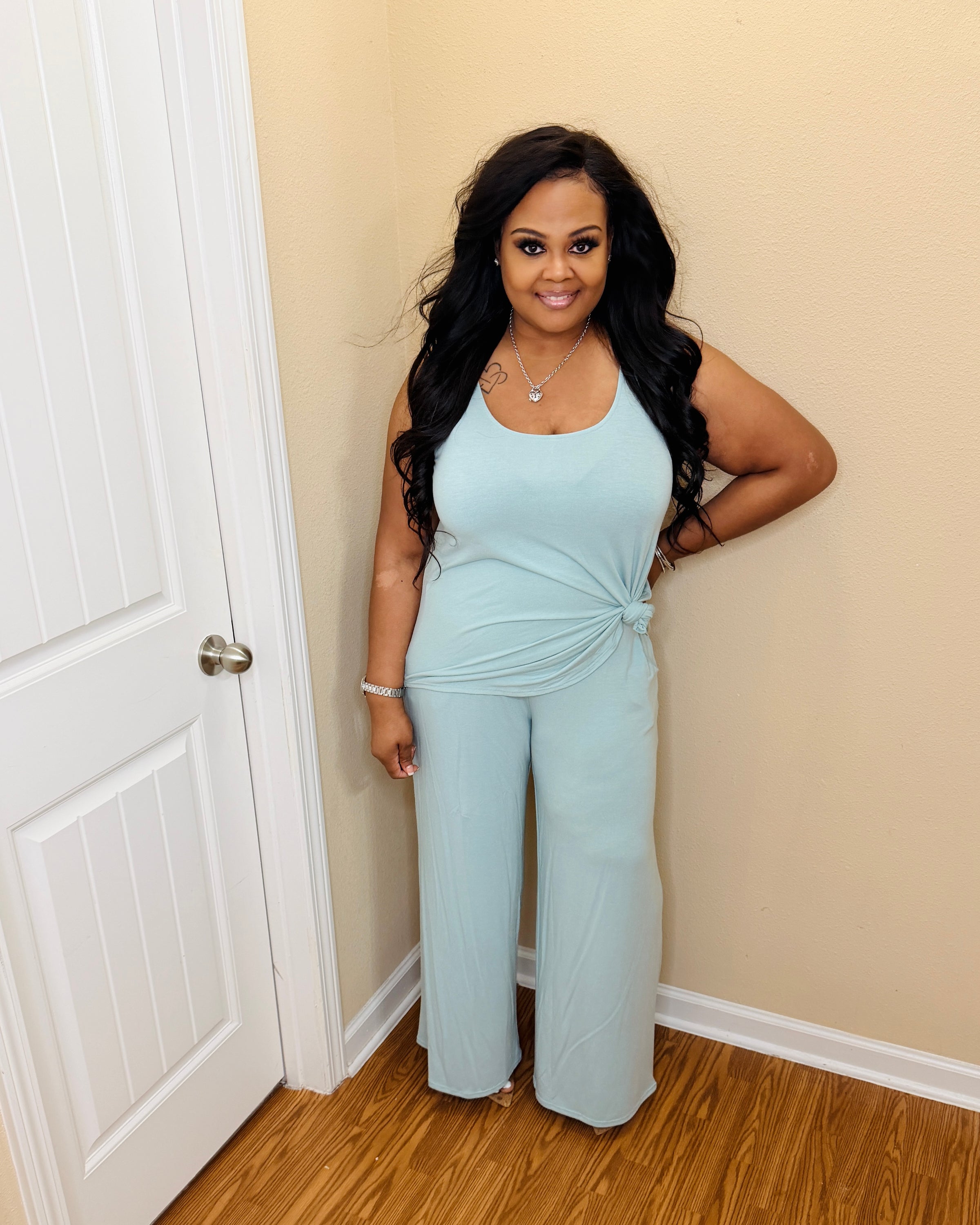 Lt. Green Plus Smock Set