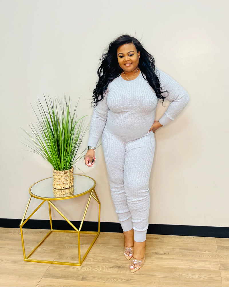 Light Grey 2 pc Set