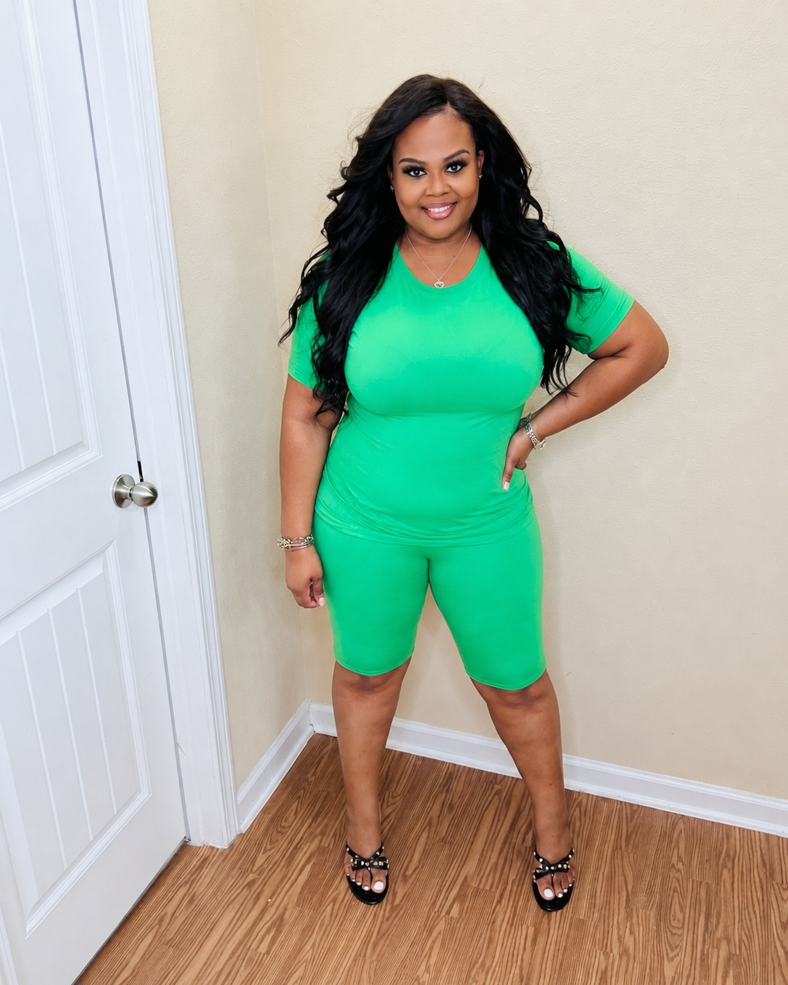 K Green LJ Short Set