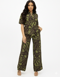 Green/Brown  2 pc set