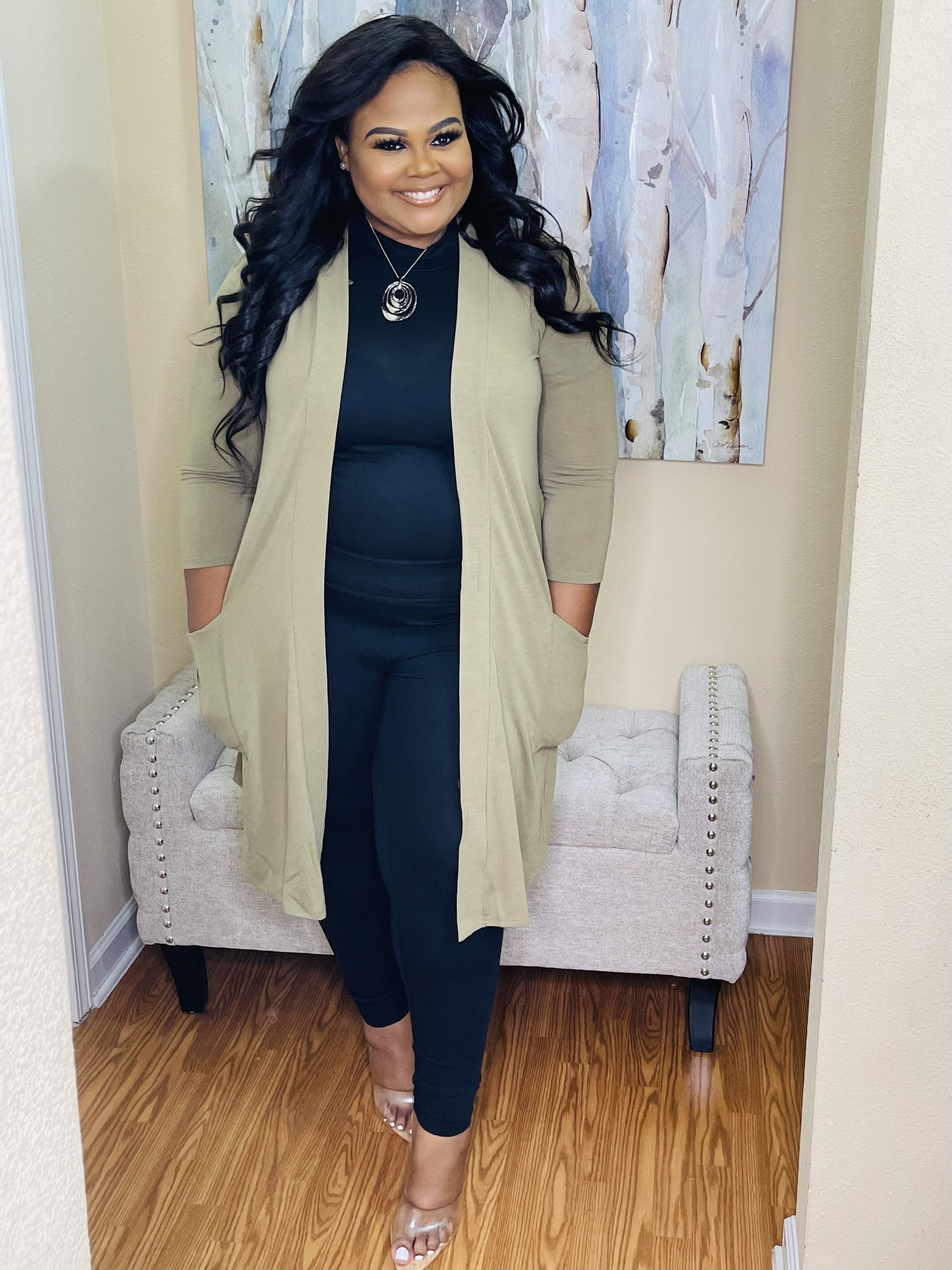 Khaki Cardigan