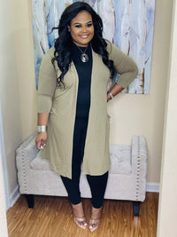 Khaki Cardigan